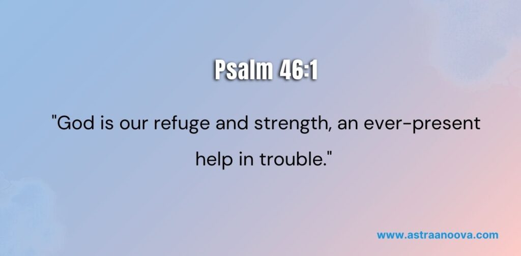 25 Bible Verses About Defending Yourself Psalm 46:1 – God as Protector: Verses that Provide Assurance
