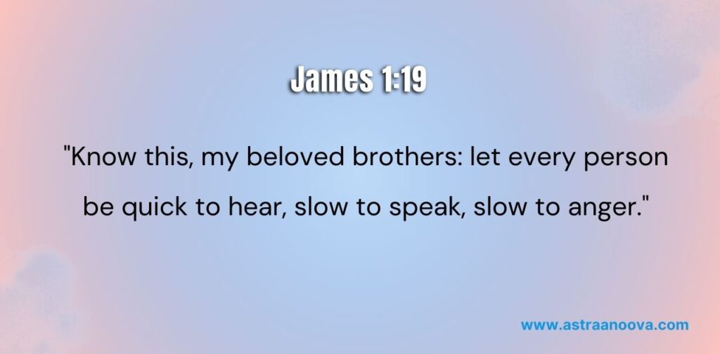 Bible Verses for Married Couples James 1:19