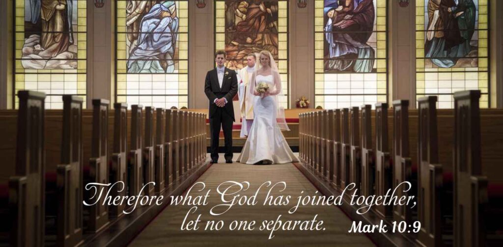 Bible Verses on Divorce and Remarriage Mark 10:9