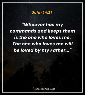 John 14:21  Powerful Bible Verse on True Love