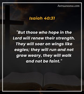 Isaiah 40:31 (NIV) Bible Verse on Youth Serving God