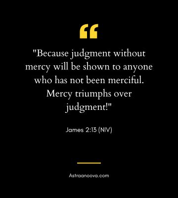 James 2:13, Essential Bible Verse About Judging Others Wisely