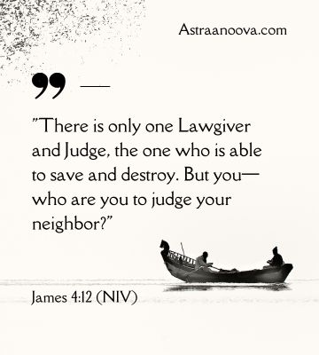 James 4:12, Essential Bible Verse About Judging Others Wisely