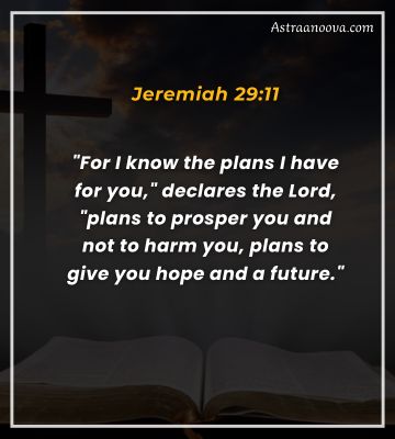 Jeremiah 29:11 (NIV) Bible Verse on Youth Serving God