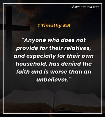 1 Timothy 5:8 bible verse about parents love for child