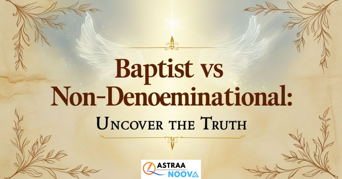 Baptist vs Non-Denominational: Uncover the Truth