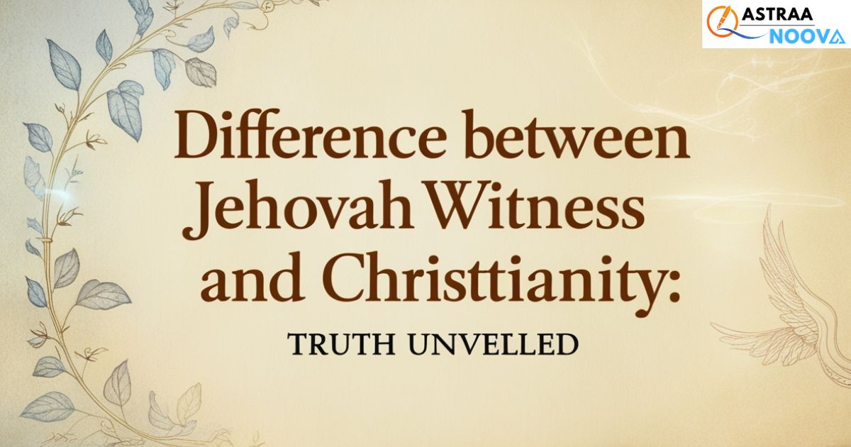 Difference Between Jehovah Witness and Christianity: Truth Unveiled