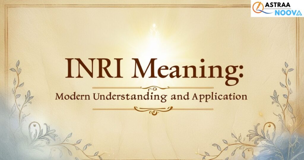 INRI Meaning: Modern Understanding and Application